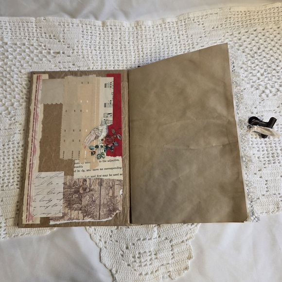 Brown Journal with Clip - Picture 2 of 12